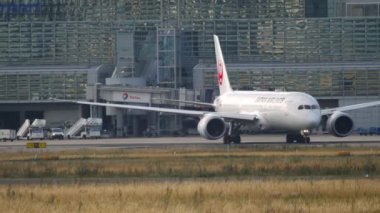 Japan Airlines Dreamliner havaalanında
