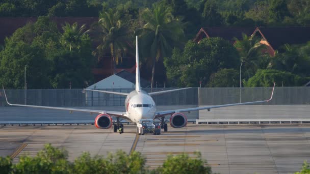 泰狮航空公司是泰国的一家低成本航空公司 — 图库视频影像