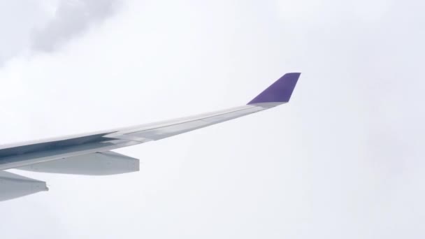 Piloter un avion à travers les nuages — Video