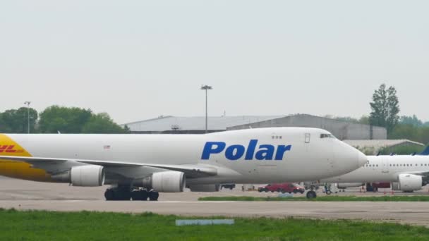 Companhia aérea de carga americana Polar Air Cargo — Vídeo de Stock