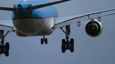 KLM hava araçlarının iniş görüntüsü