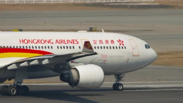 Salida de Hong Kong Airlines — Vídeos de Stock