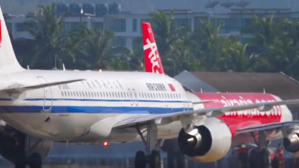 Airbus de départ Air China — Video