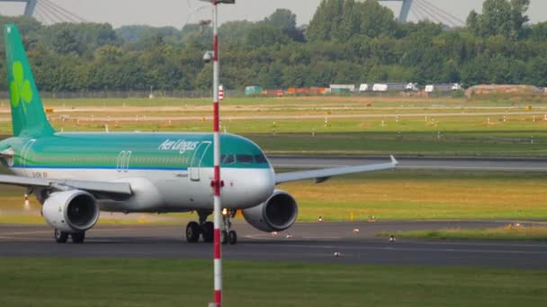 Aer Lingus Limited Irländskt flygbolag — Stockvideo