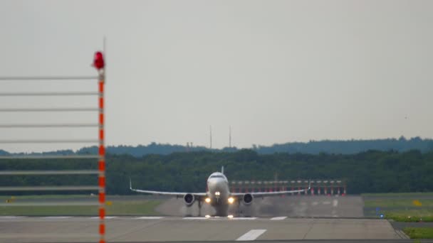Απογείωση διαδρόμου και αεροπλάνου — Αρχείο Βίντεο