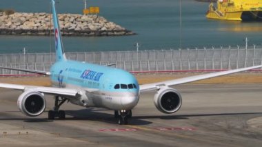 Hong Kong havaalanında Kore Hava Yolları