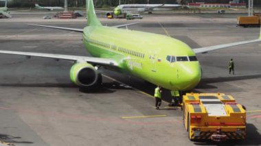 Moskova 'da Boeing 737 S7 havayolu