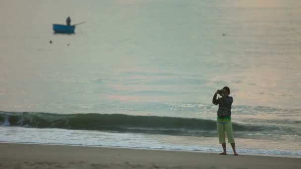 早晨在海 — 图库视频影像