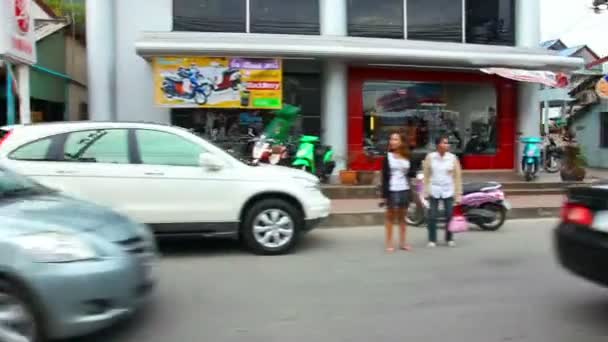 普吉岛的街道 — 图库视频影像