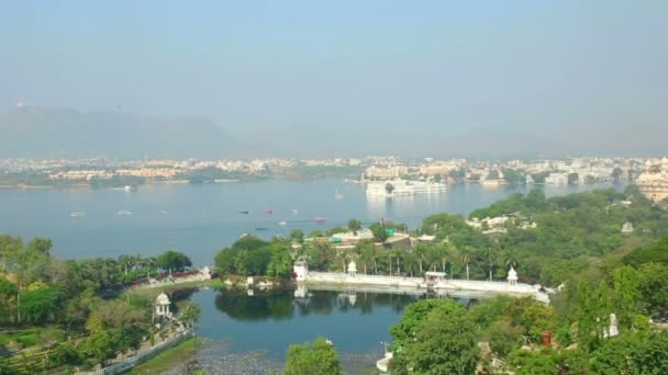 Udaipur panorama — Stock Video