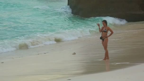 Pe plajă — Videoclip de stoc