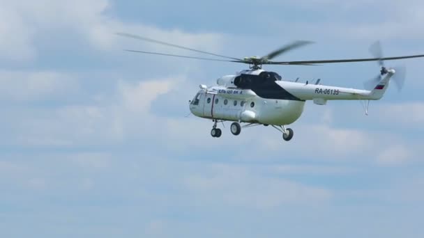 Вертолетная посадка — стоковое видео