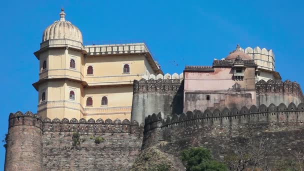 Forte di Kumbhalgarh nel Rajsamand — Video Stock