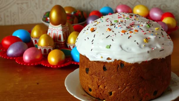 Easter cake — Stock Video