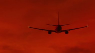 gün batımı uçuş