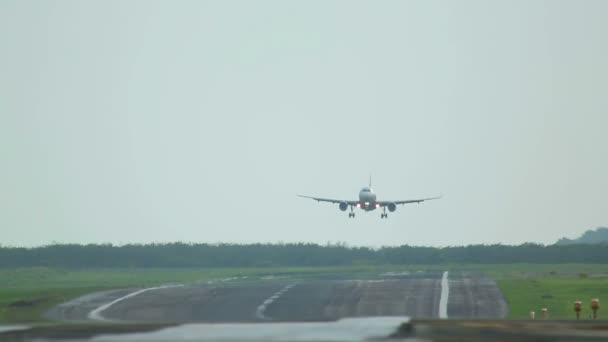 Crosswind landing — Wideo stockowe