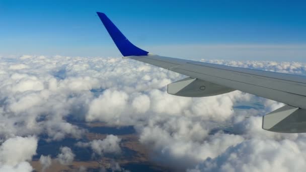 Paesaggio aereo nuvoloso — Video Stock