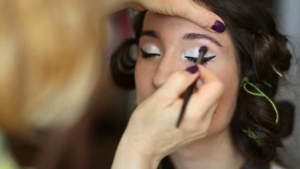 Maquillaje. — Vídeos de Stock