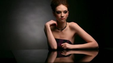 kadın stüdyo portre.