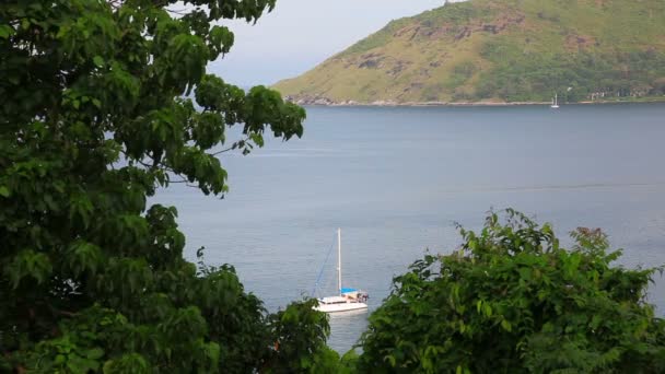 Morning seascape, Phuket. — Stock Video