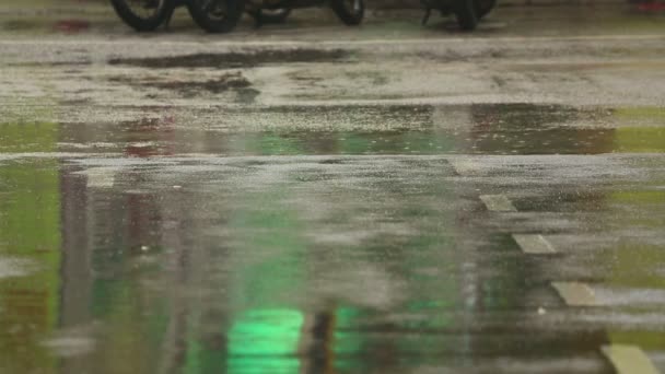 Lluvia tropical, Phuket — Vídeo de stock