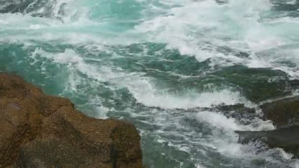 Лазурна вода моря — стокове відео