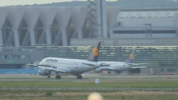Touchdown Airbus 320 — Αρχείο Βίντεο