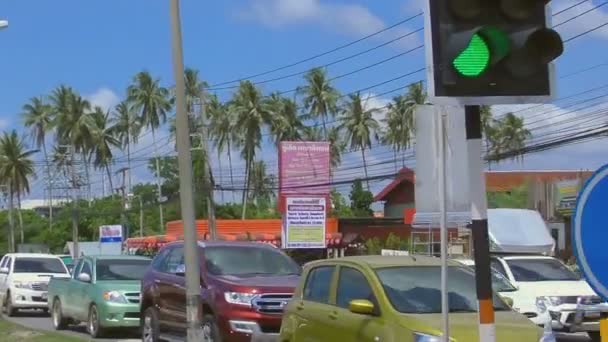 Bir Phuket Town sokak — Stok video
