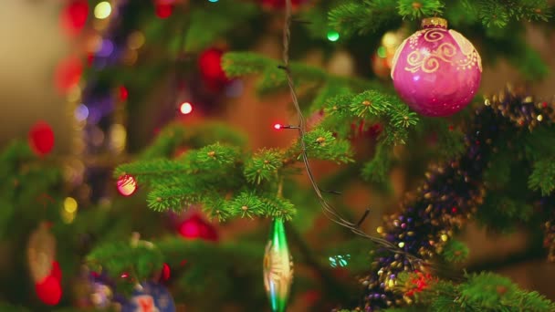 Hintergrund Weihnachtsurlaub — Stockvideo