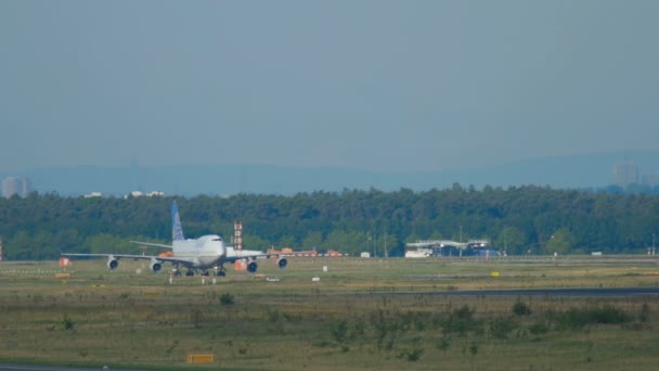 Traffico aeroportuale di Francoforte — Video Stock