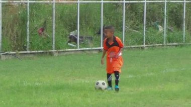 Küçük futbol oyuncusu eğitim