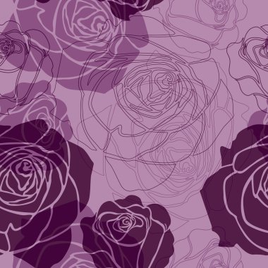 vektörsüz çiçek deseni