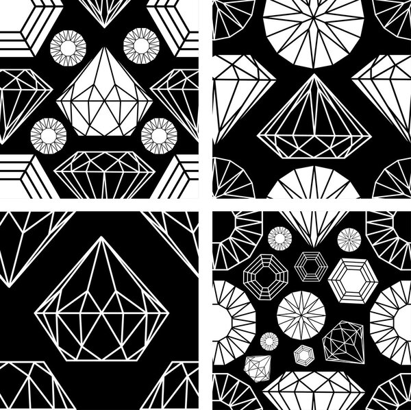 seamless pattern from diamond