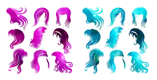 Haarstyling für Frauen — Stockfoto