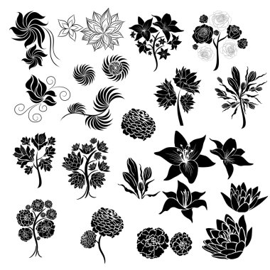 çiçek tasarım öğeleri