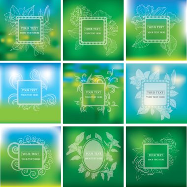 doğal kareleri arka planlar