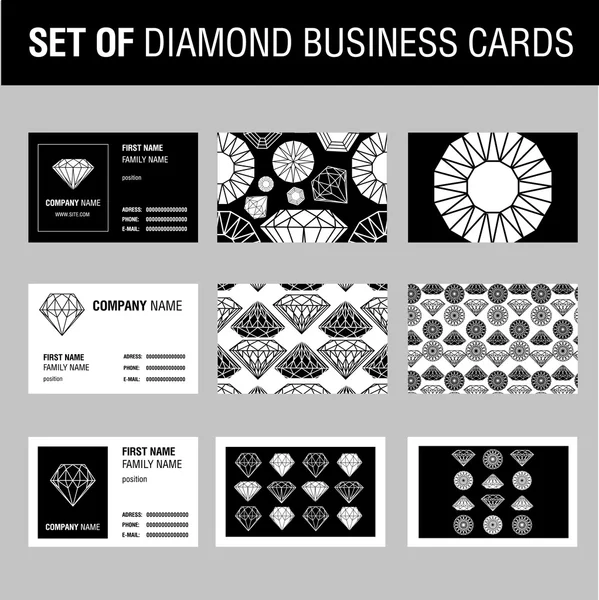 Desain kartu bisnis - Stok Vektor