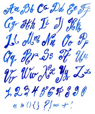 el yapımı Roma alfabesi 