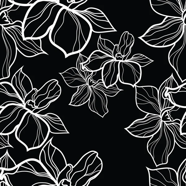 Modèle floral sans couture — Image vectorielle