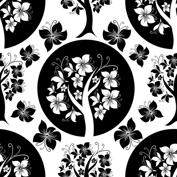 Seamless floral pattern — Stock Vector