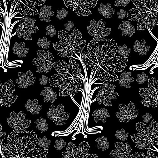 Patrón floral sin costuras — Vector de stock