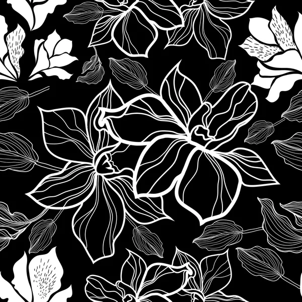 Patrón floral del vector — Archivo Imágenes Vectoriales