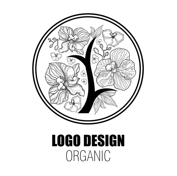 Vector logo natural — Archivo Imágenes Vectoriales