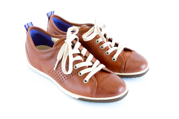 孤立したユニセックス モダンなスタイルの靴をジョギング — ストック写真