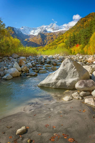 Hlavní Pohoří Kavkazských Hor Severní Osetie Alánie Rusko — Stock fotografie