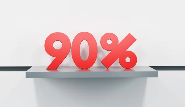 Venda a 90 por cento — Fotografia de Stock