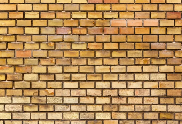 Yellow brick wall texture — Stock Photo, Image