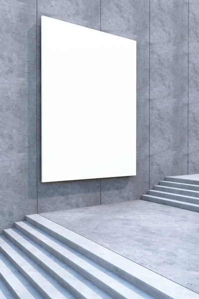 Blank billboard on the building — Stock Photo, Image