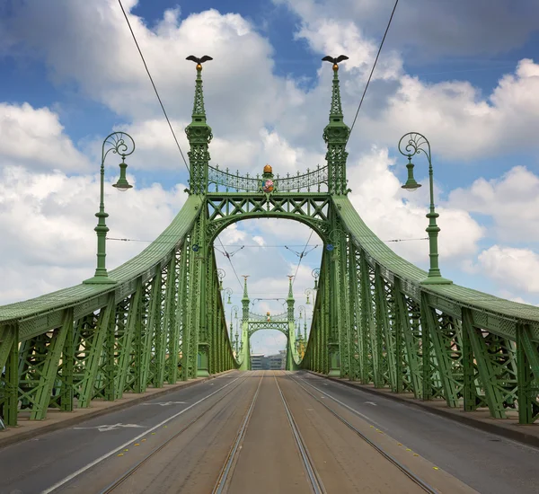 Liberty Bridge in Budapest, Hungary — Stock Photo, Image