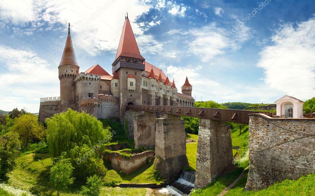 Corvin Castle in Hunedoara, Romania